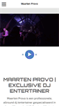 Mobile Screenshot of maartenprovo.be